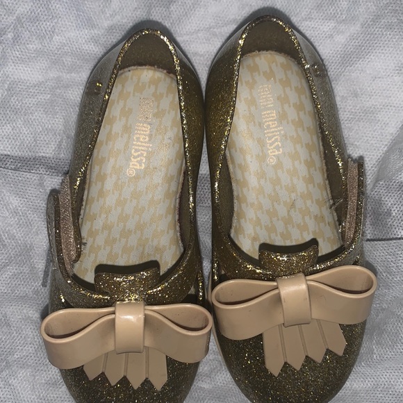 mini melissa Gold Ii Mary Jane Flat. S. 8 - Picture 5 of 7